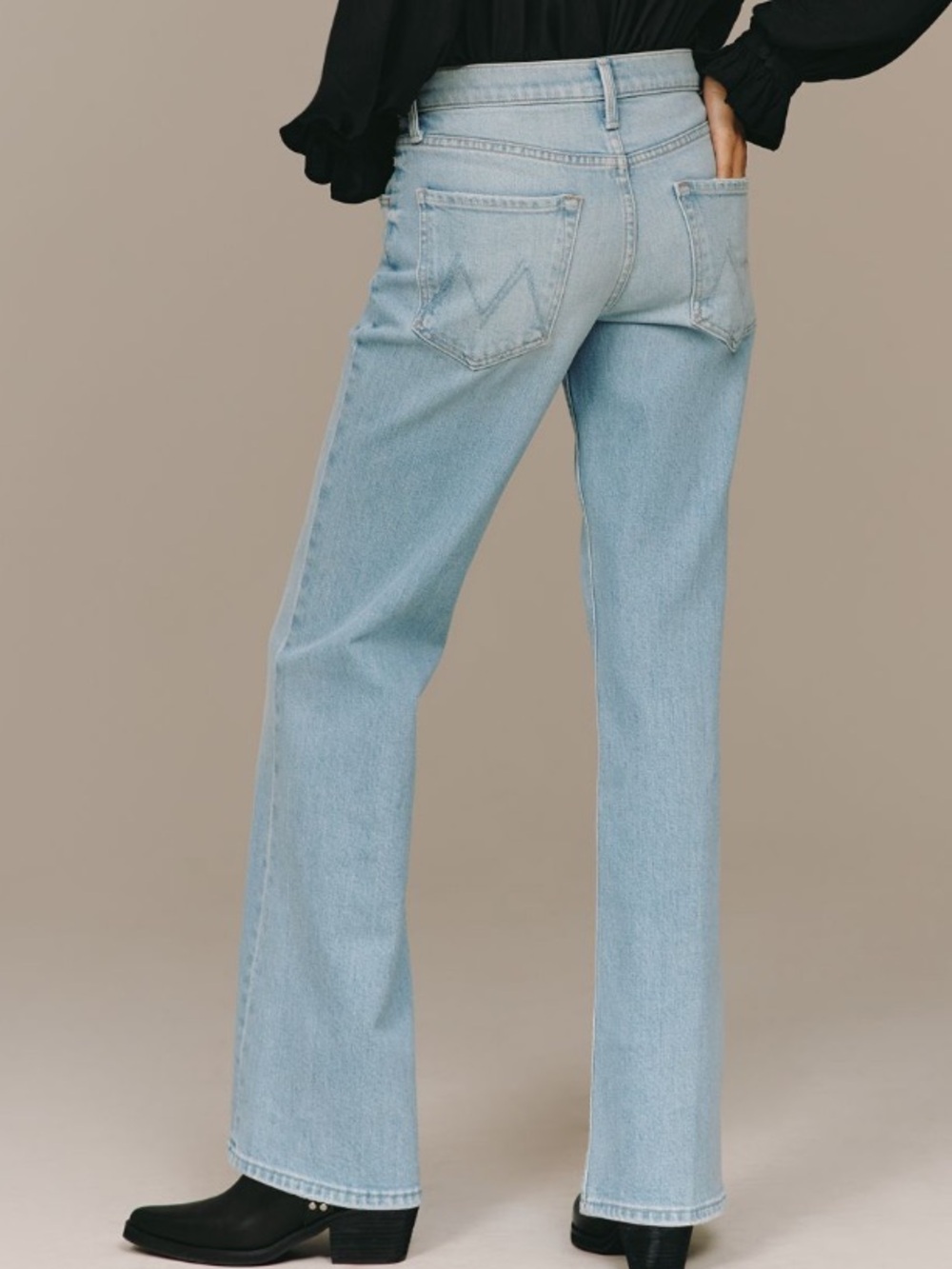NWT MOTHER DENIM The Bookie Sneak High-Rise Bootcut Jean